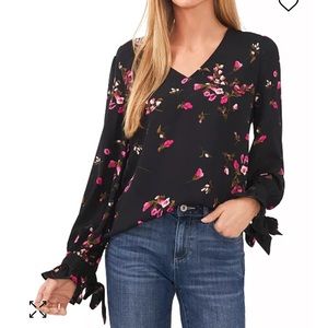 NWT CeCe floral blouse